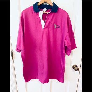 Vintage classic magenta vacation Myrtle beach polo